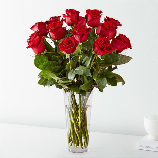 Long Stem Red Rose Bouquet – SHARON'S FLOWERS, Lafayette IN