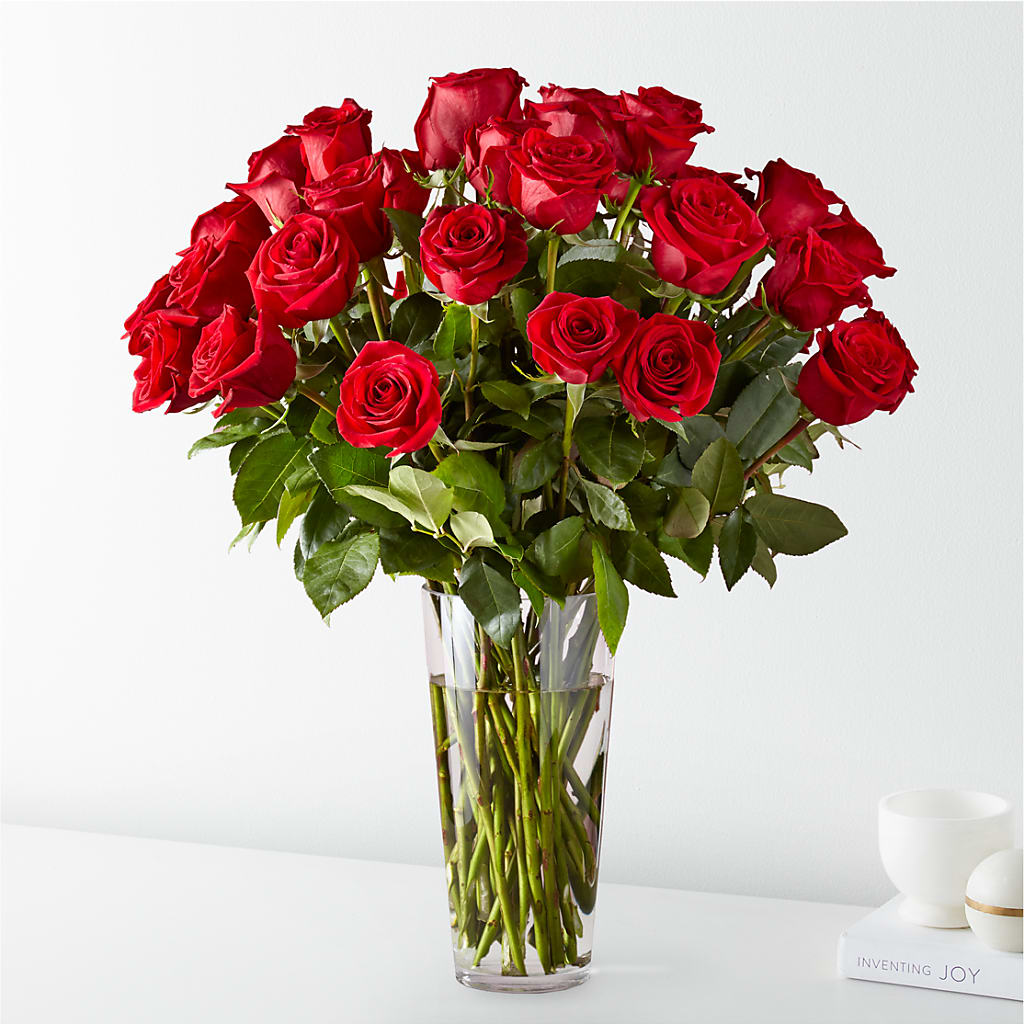 Long Stem Red Rose Bouquet – SHARON'S FLOWERS, Lafayette IN