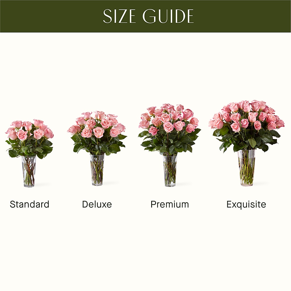 Long Stem Pink Rose Bouquet – SHARON'S FLOWERS, Lafayette IN