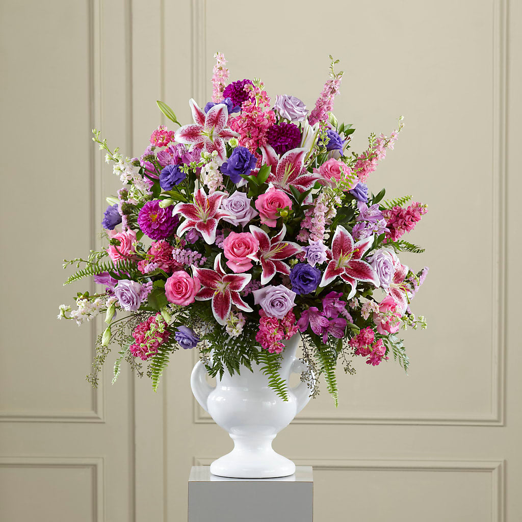 Peaceful Tribute Arrangement – SHARON'S FLOWERS, Lafayette IN