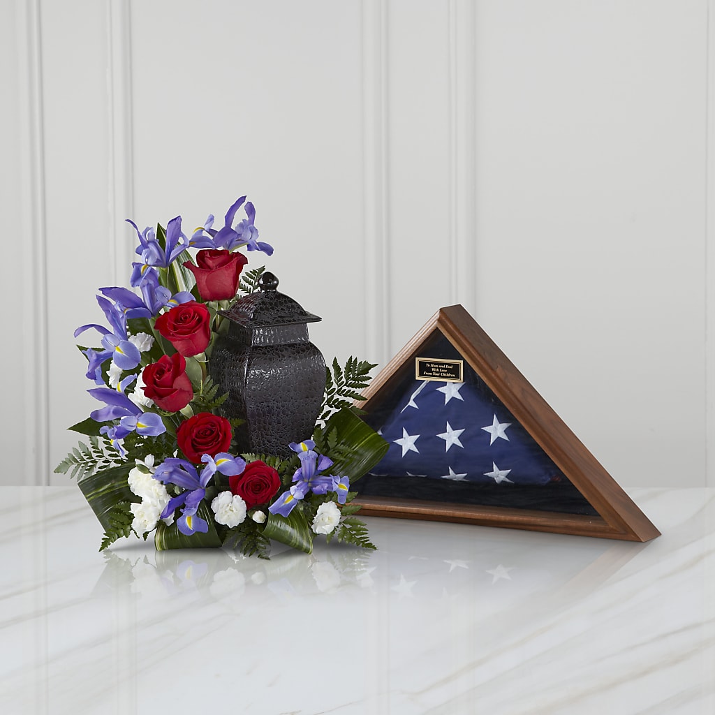 Patriotic Tribute Arrangement – SHARON'S FLOWERS, Lafayette IN