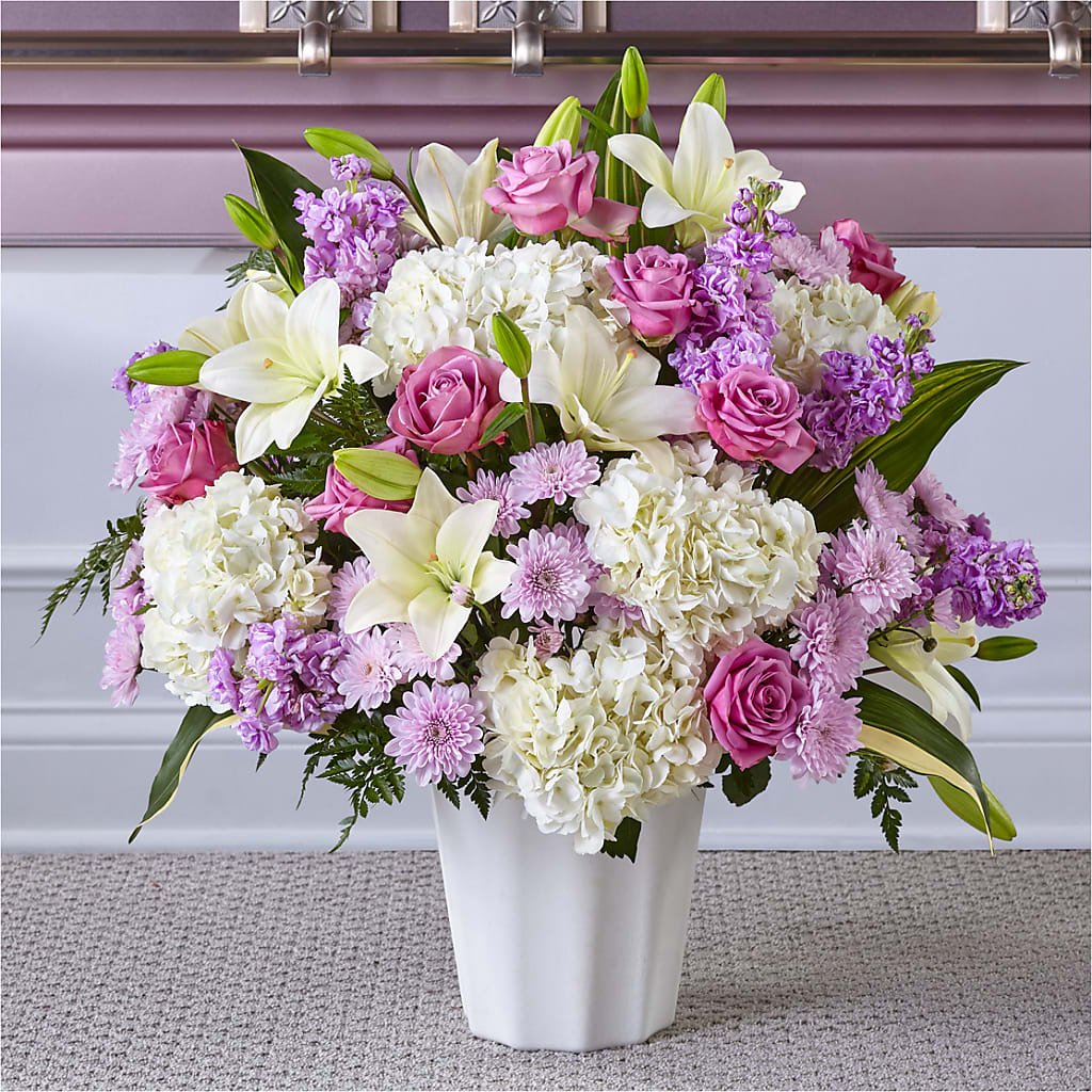 Heaven Sent Floor Basket – SHARON'S FLOWERS, Lafayette IN