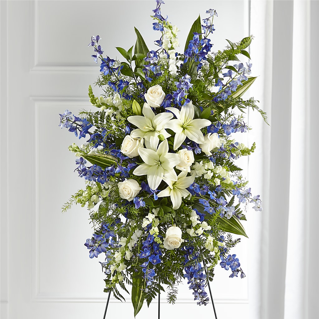 Faithful Friend Standing Spray – SHARON'S FLOWERS, Lafayette IN