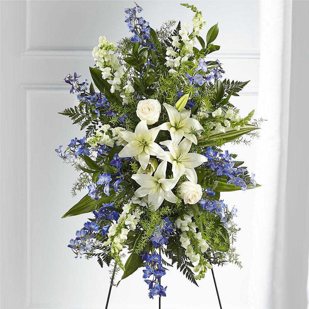 Faithful Friend Standing Spray – SHARON'S FLOWERS, Lafayette IN