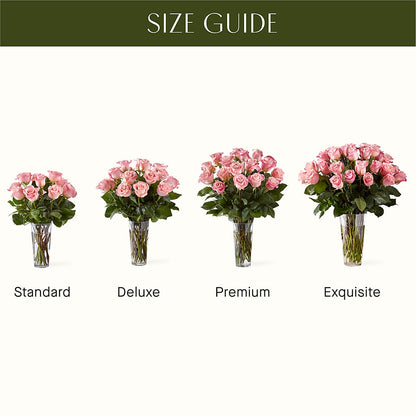 Long Stem Pink Rose Bouquet – SHARON'S FLOWERS, Lafayette IN