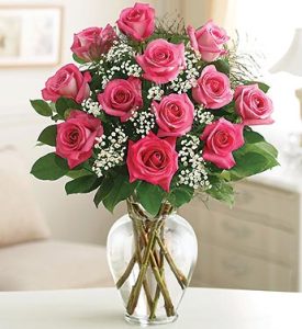 Rose Elegance Premium Long Stem Pink Roses